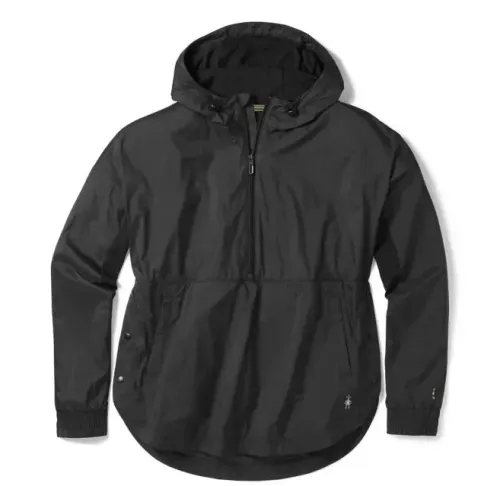 Women's merino sport ultra light anorak pullover.